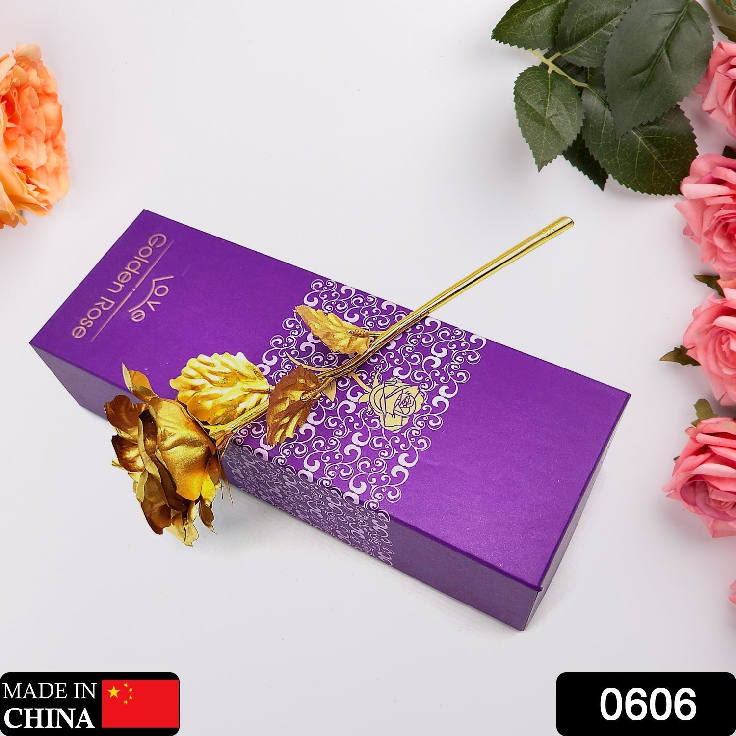 Gold Plated Rose With Premium Box