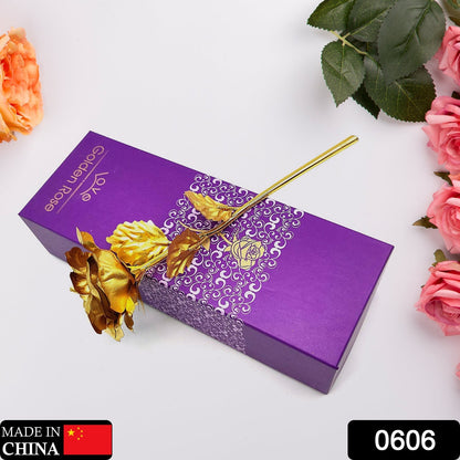 Gold Plated Rose With Premium Box