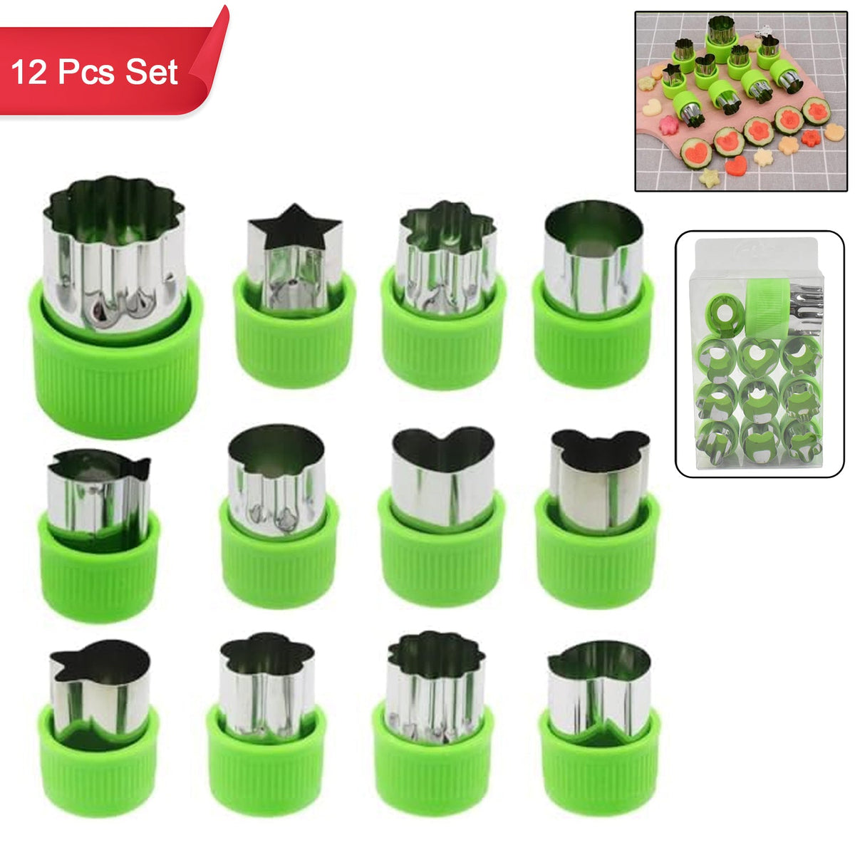 Cookie Cutter Shapes (12 Pcs Set)
