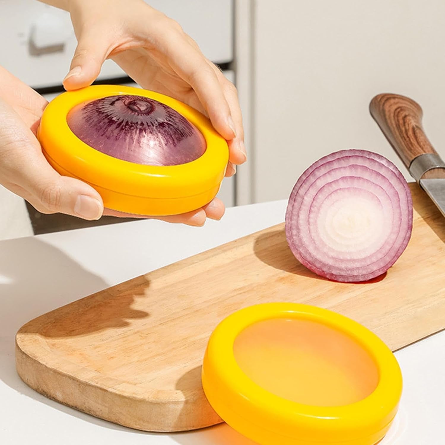 Yellow Vegetable Fruit Storage Box