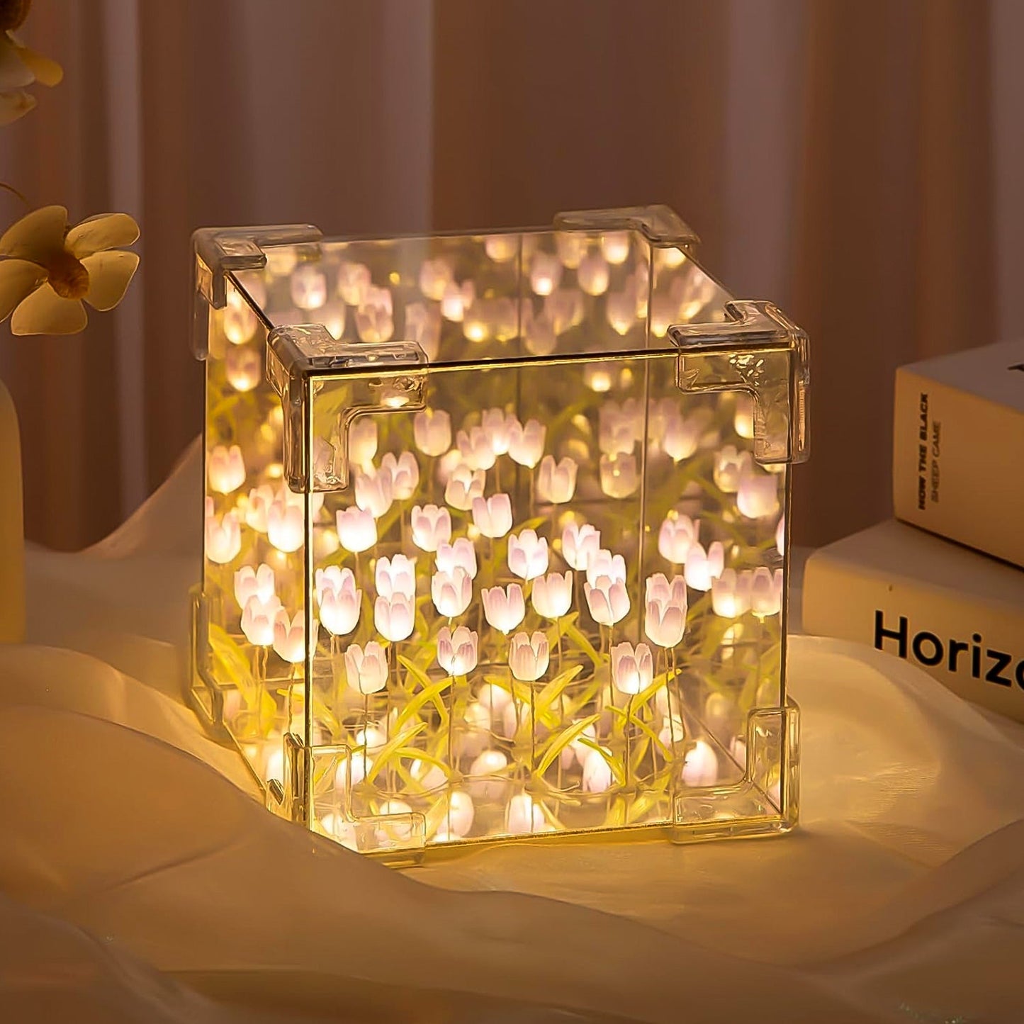 Tulip Mirror Night Lamp