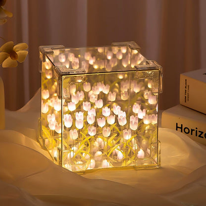 Tulip Mirror Night Lamp