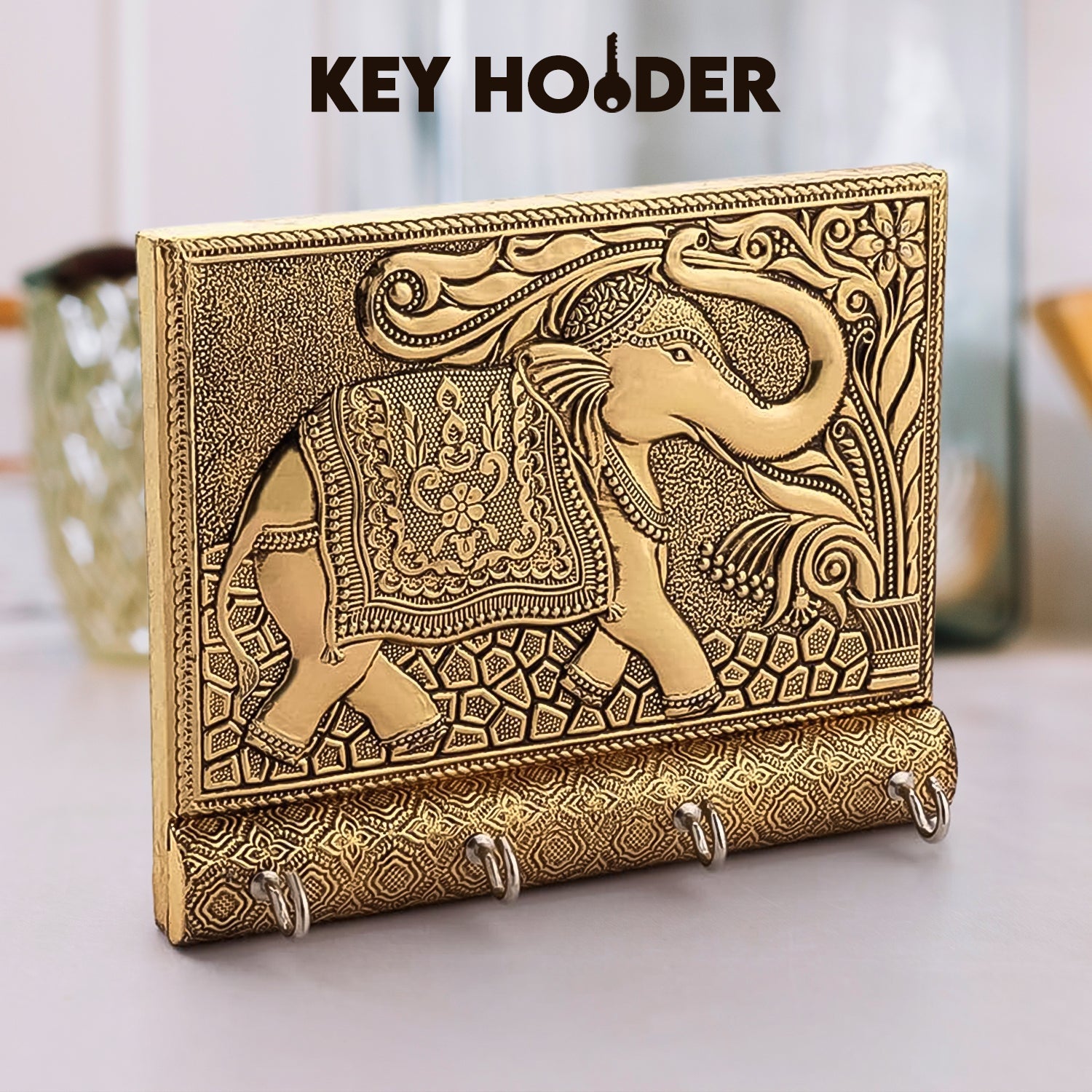 Wooden Key Holder for Home Decor