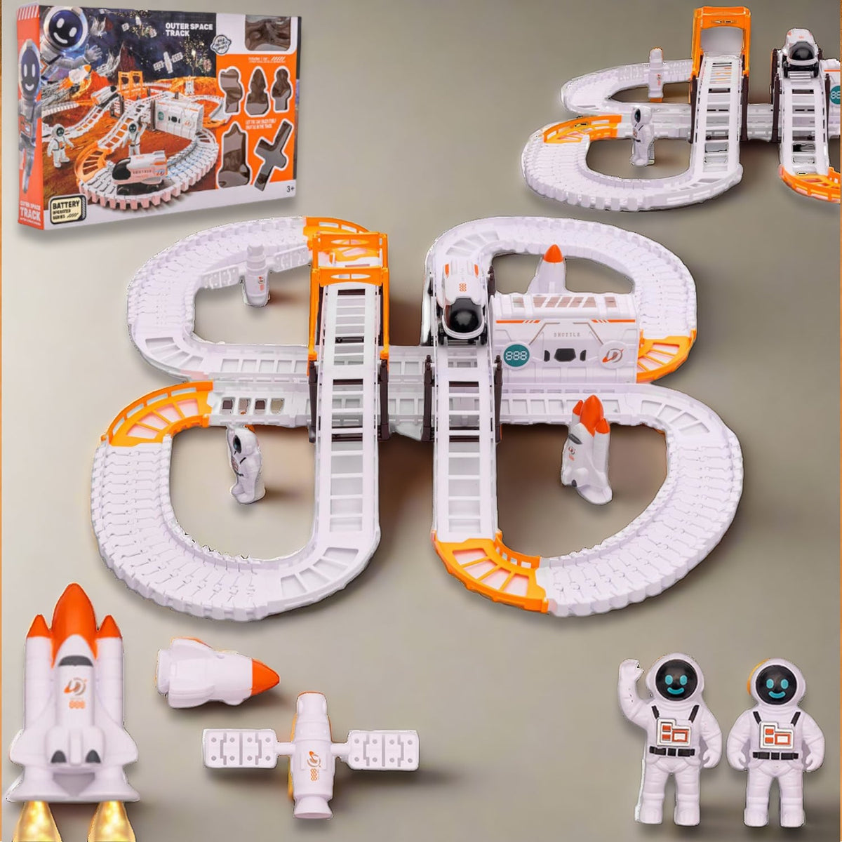 Space Adventure Race Track Set