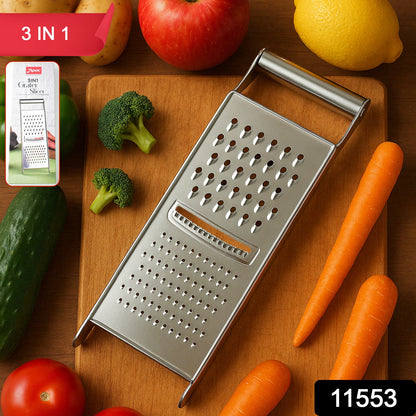Stainless Steel Grater  Slicer (3 In 1)