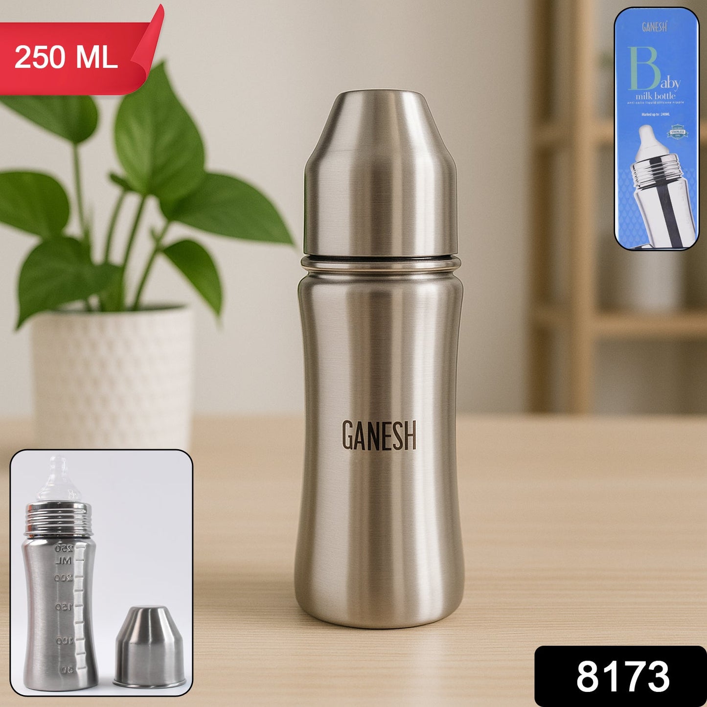 Stainless Steel Baby Bottle