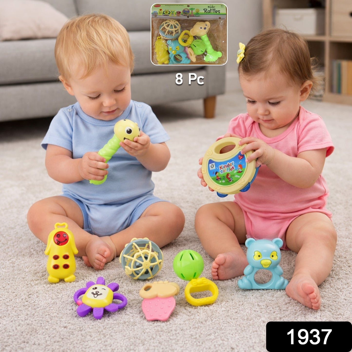 Baby Rattle Toy Set
