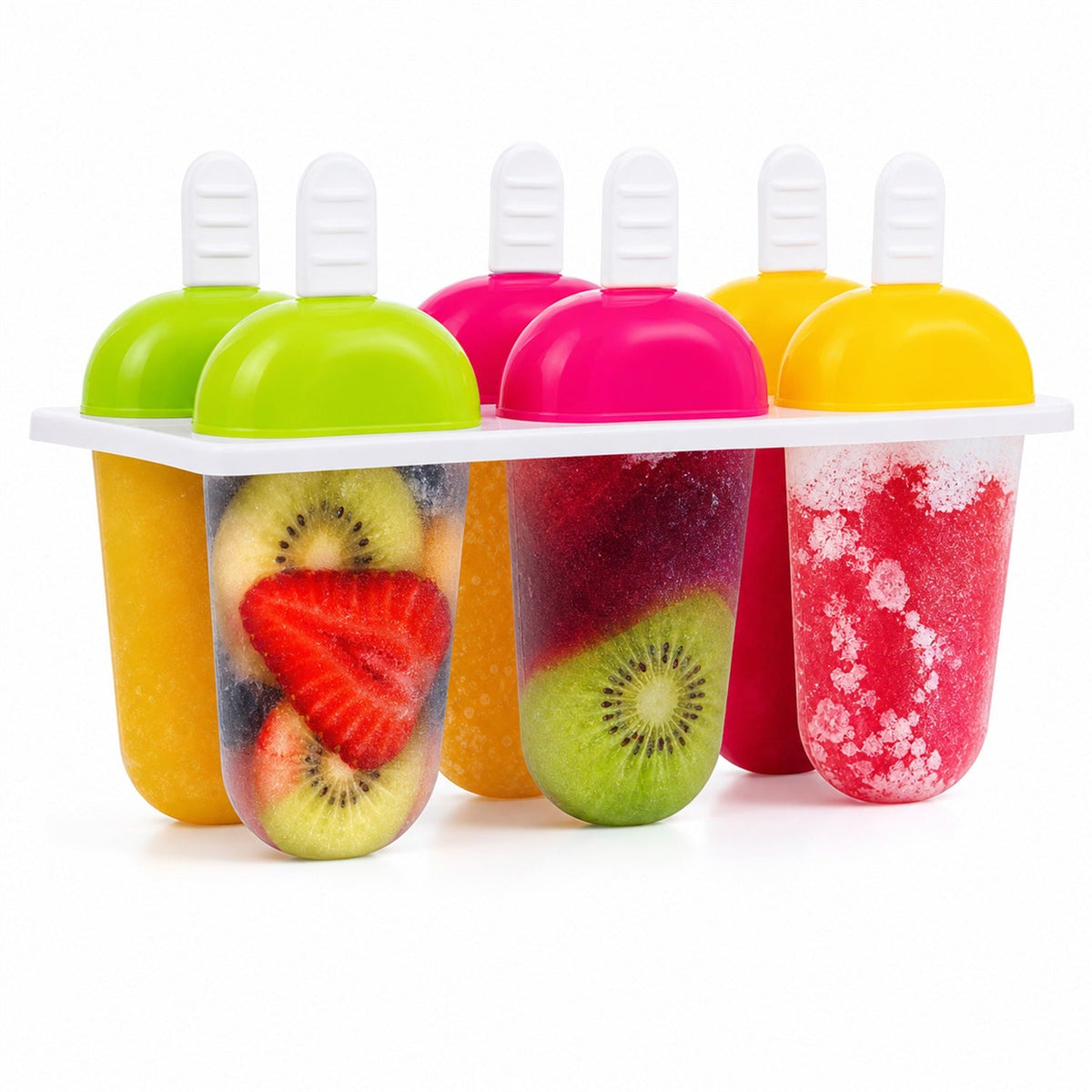 Multicolor Polypropylene Ice Mold Kulfi