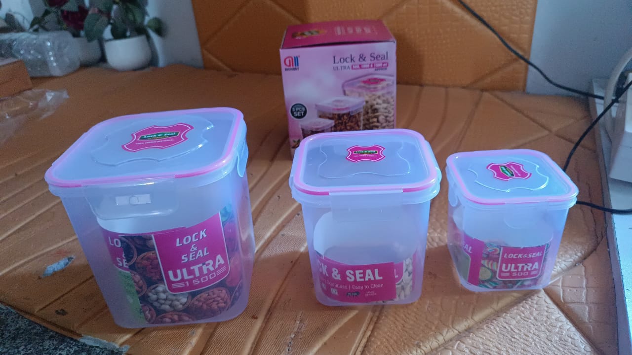3-Piece Air Seal Storage Containers