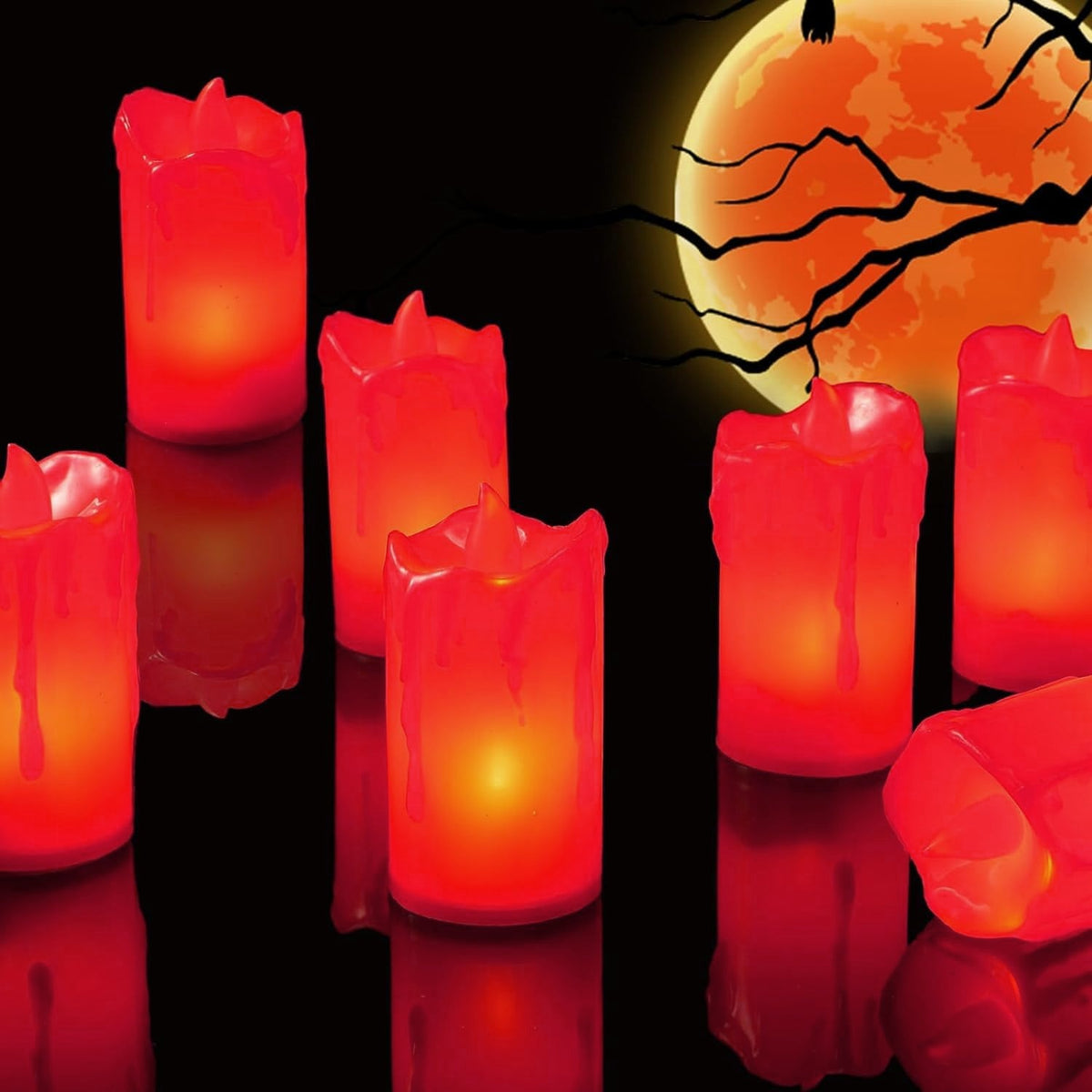 Flickering LED Tea Lights
