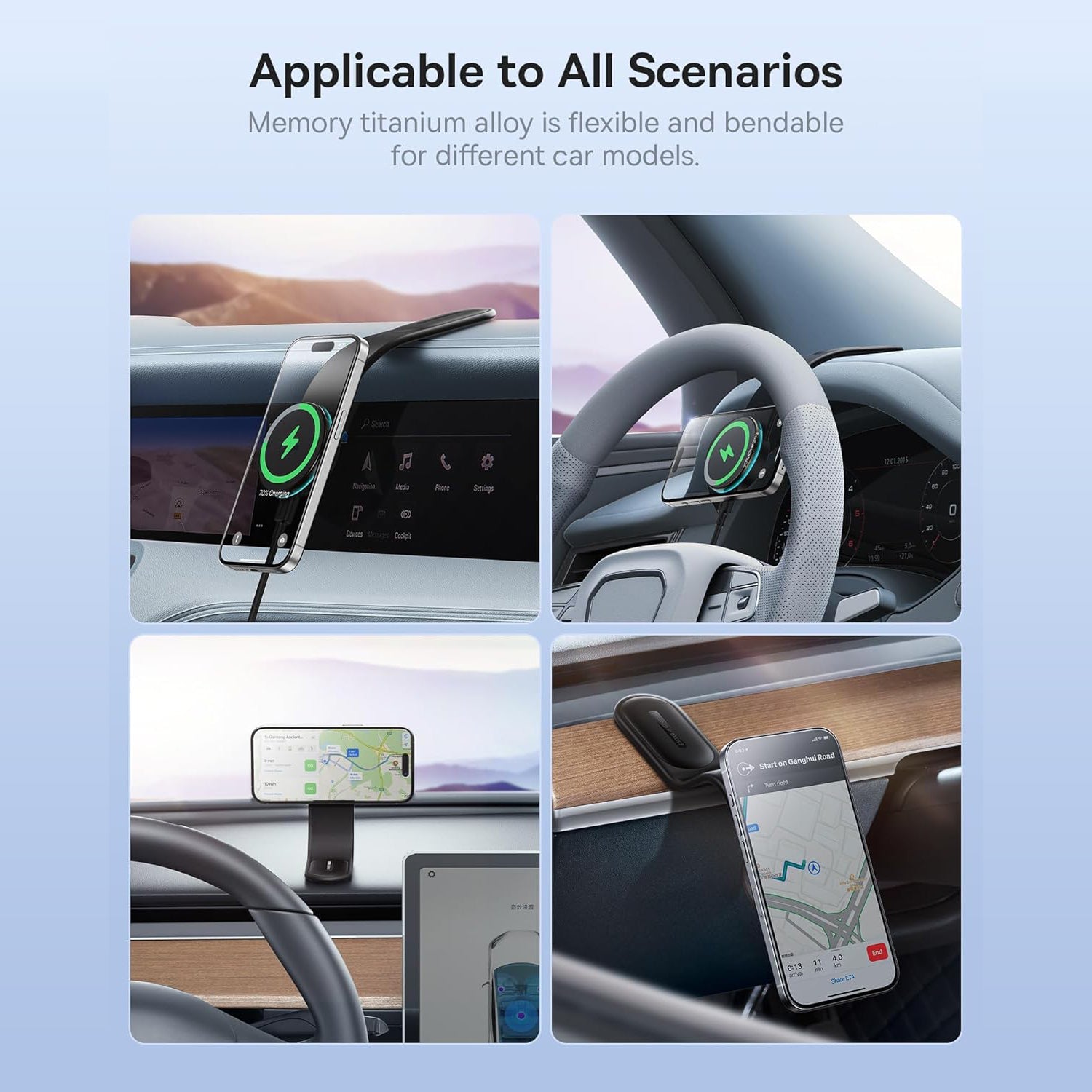 Magnetic Wireless Car Charger