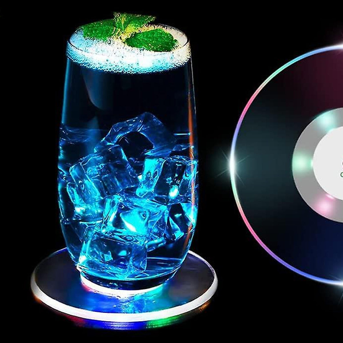 Color-Changing LED Party Coasters