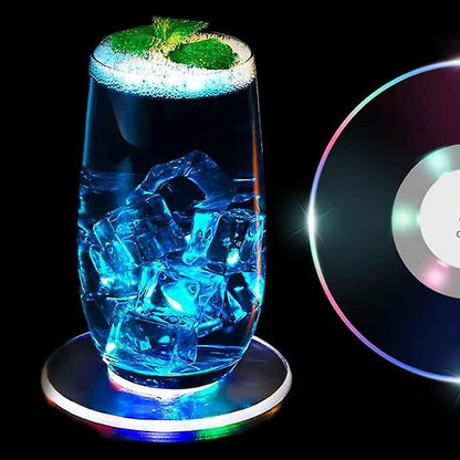 Color-Changing LED Party Coasters