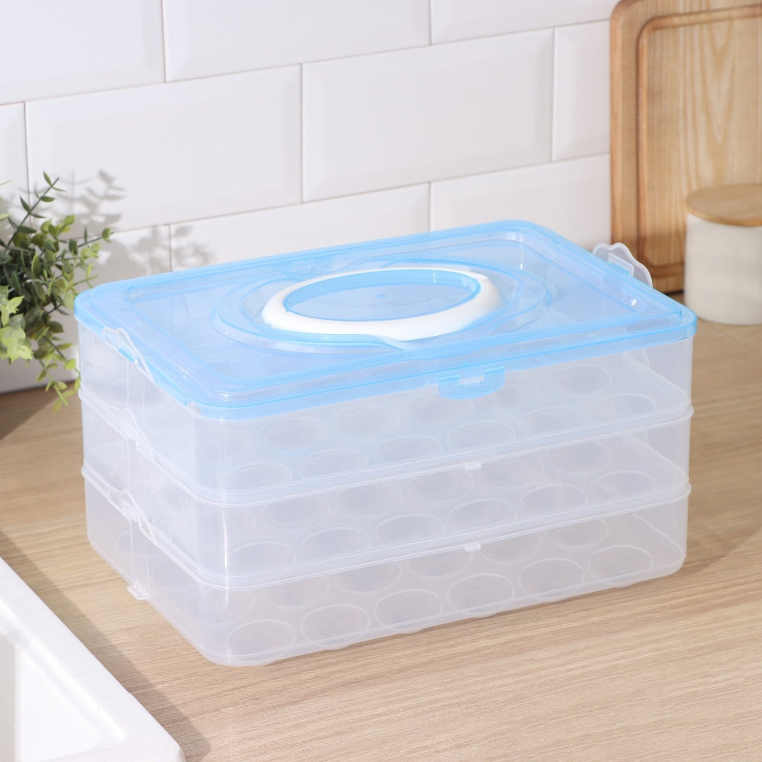3-layer Plastic Refrigerator Egg Storage Box