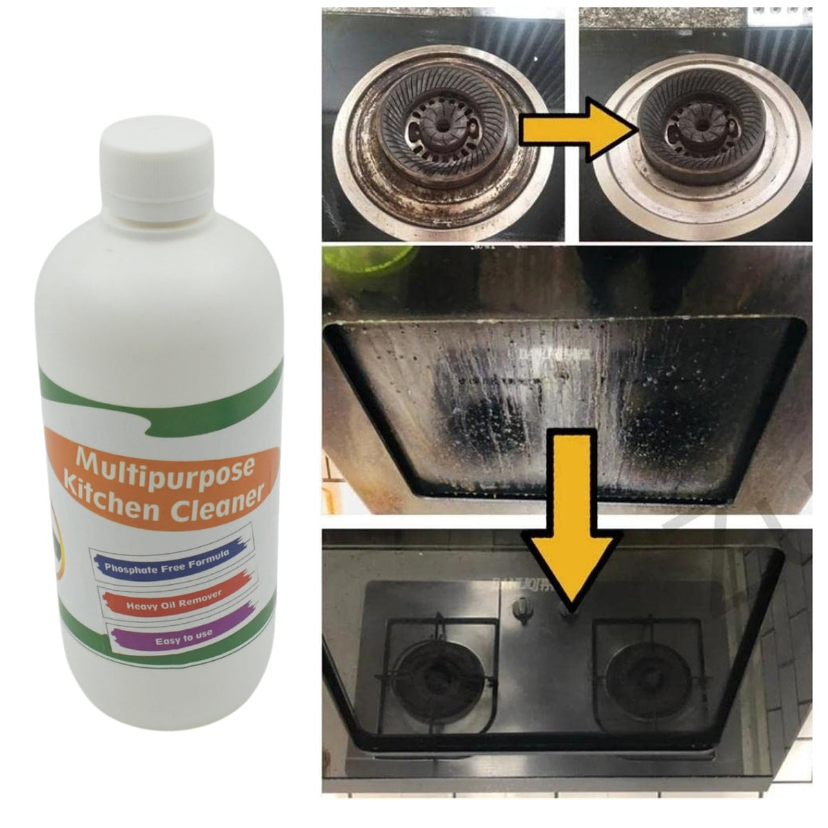 Kitchen Cleaner With Spray  (500ml)