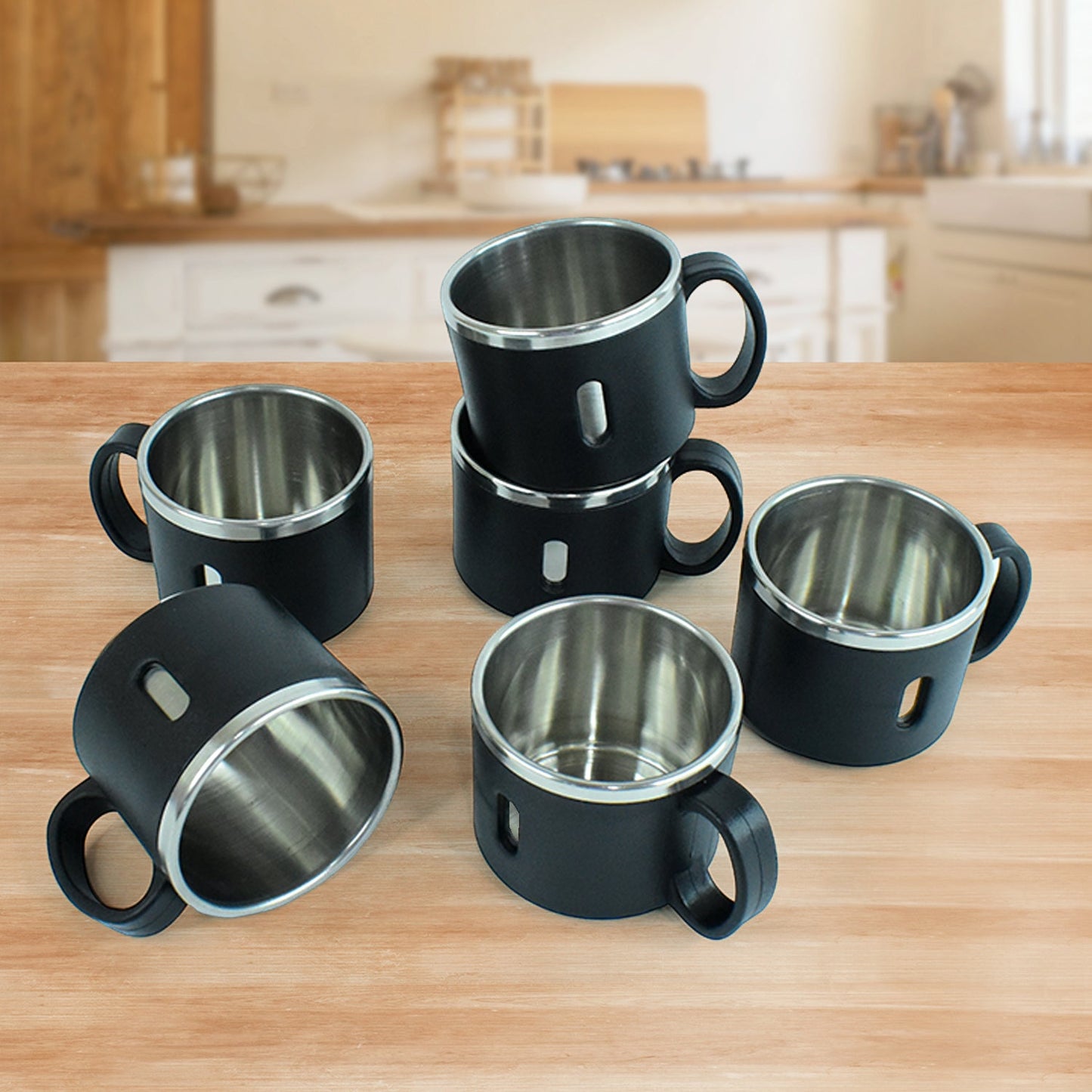 Stainless Steel Mug Set