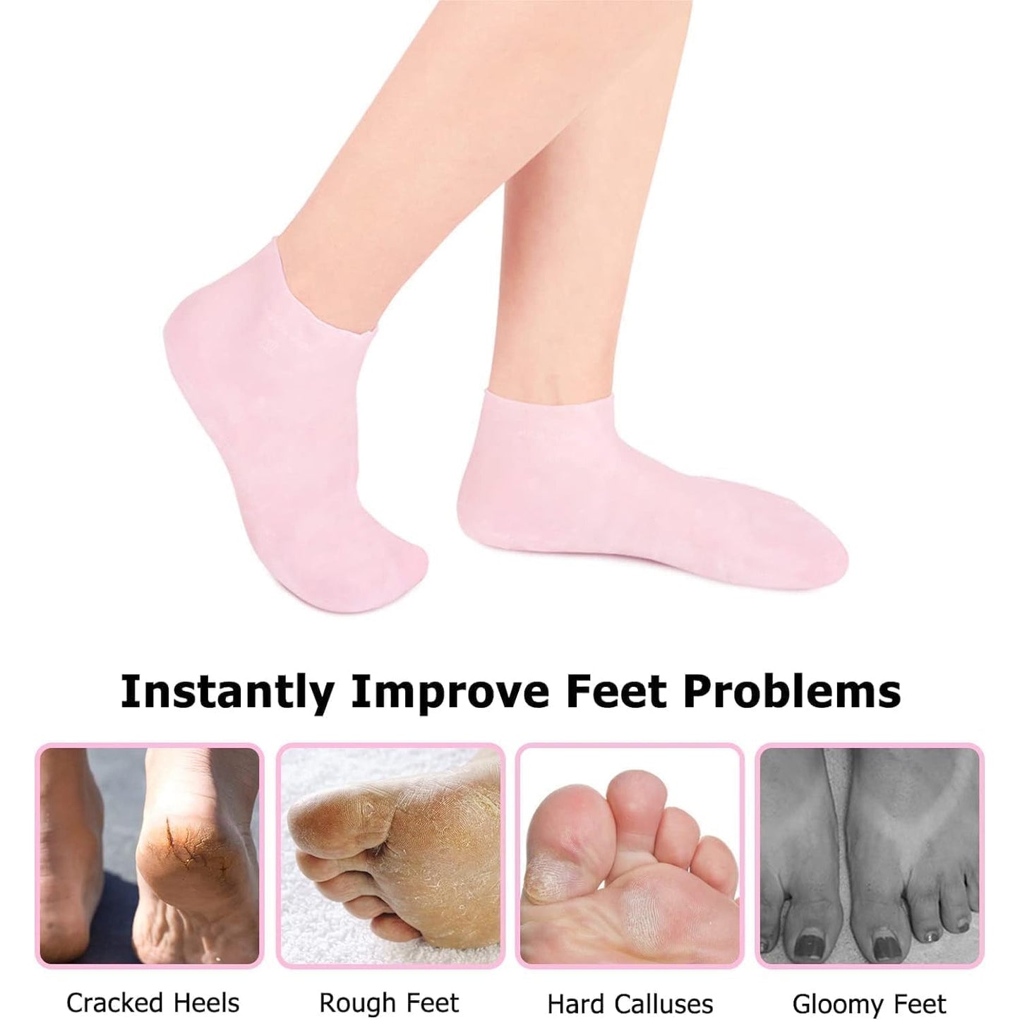 Silicone Moisturising Socks