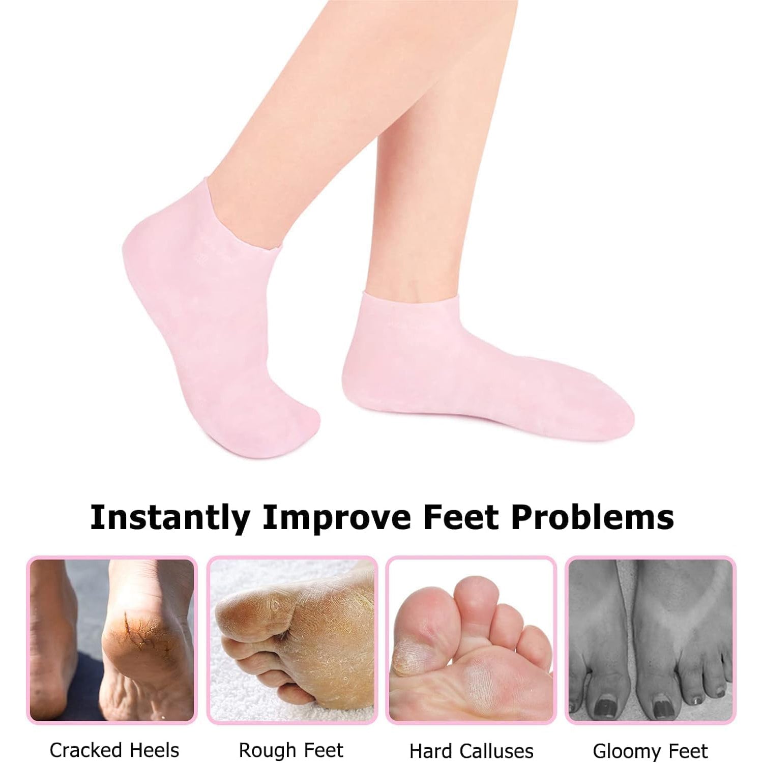 Silicone Moisturising Socks