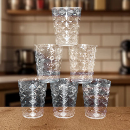 Unbreakable Pyramid Design Glass