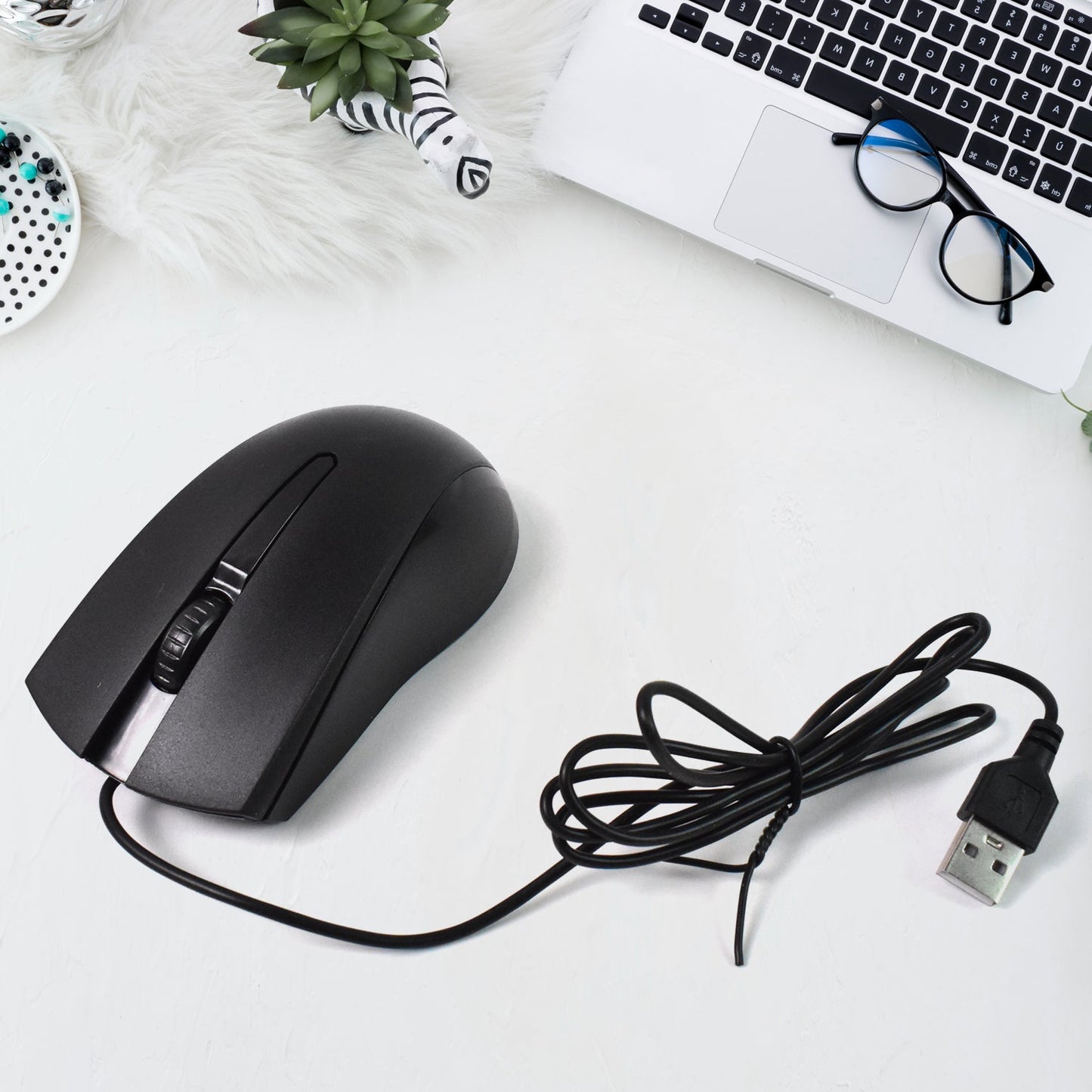 Computer Laptop Wired Optical Mouse