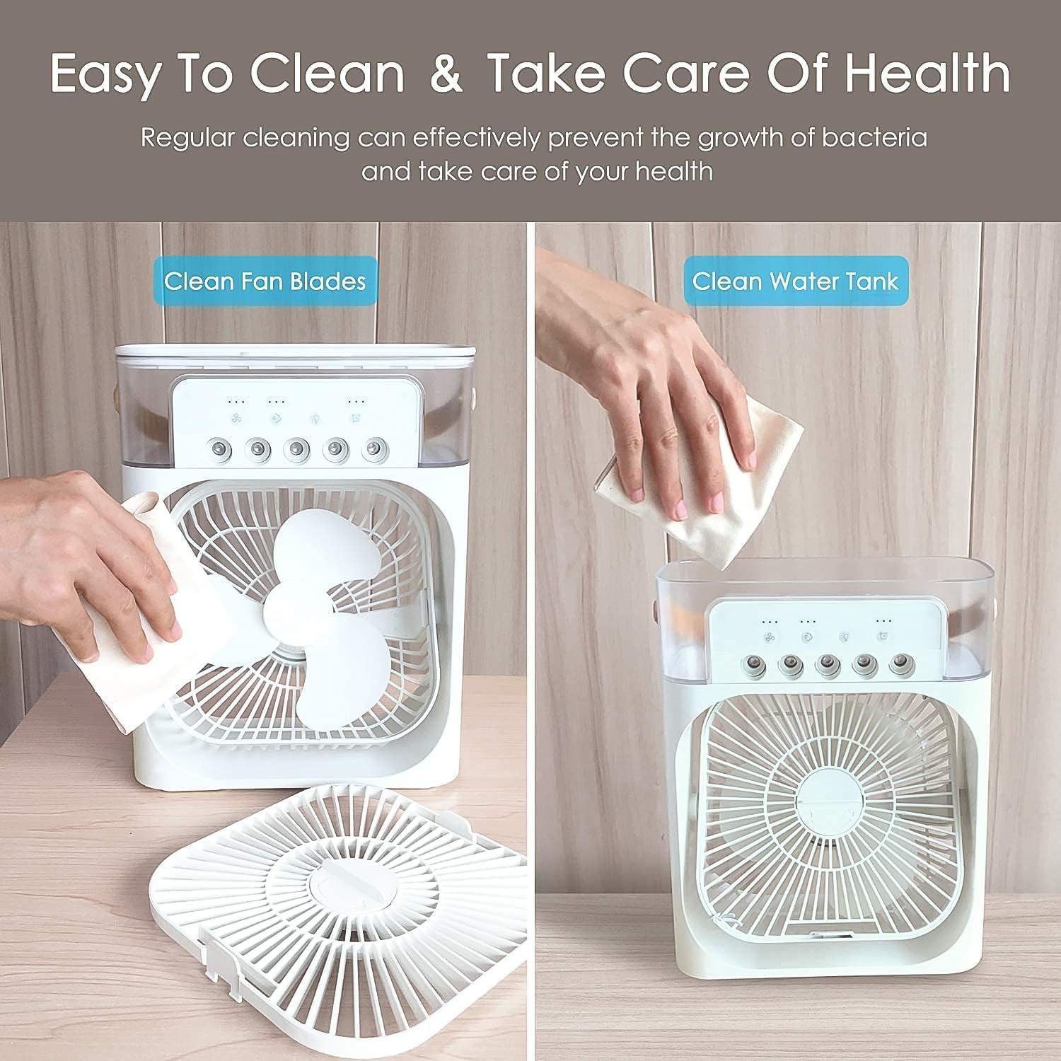 Portable Air Cooler with LED Lights