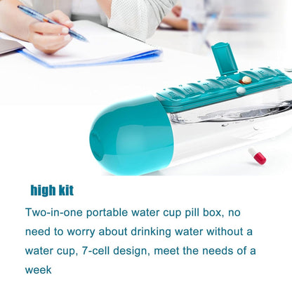 Vitamin  Pill Water Bottle (600 Ml )