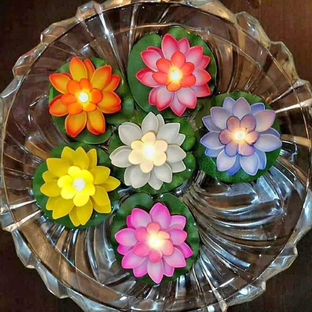 Floating Lotus LED Candles