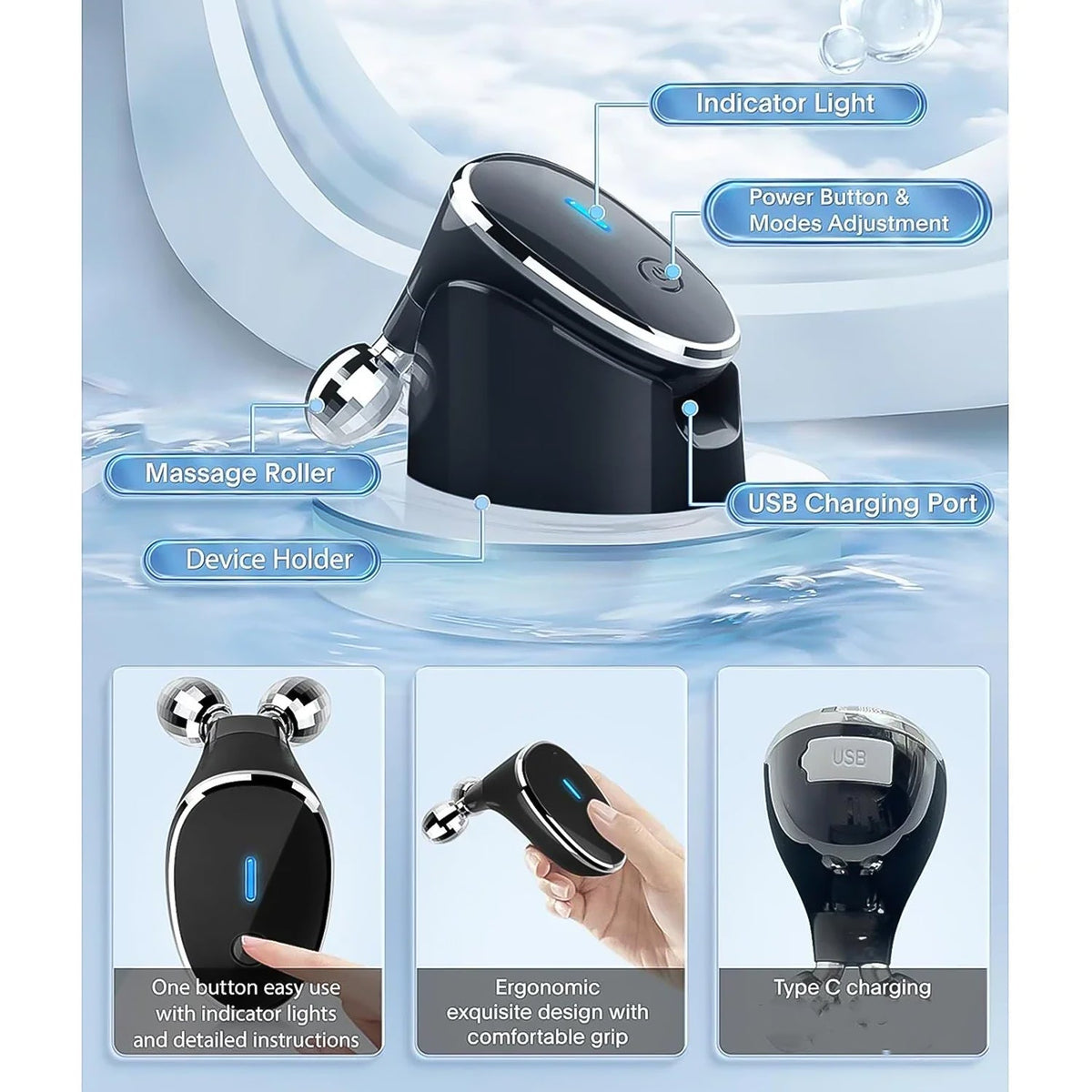 Microcurrent Face Lifting Device