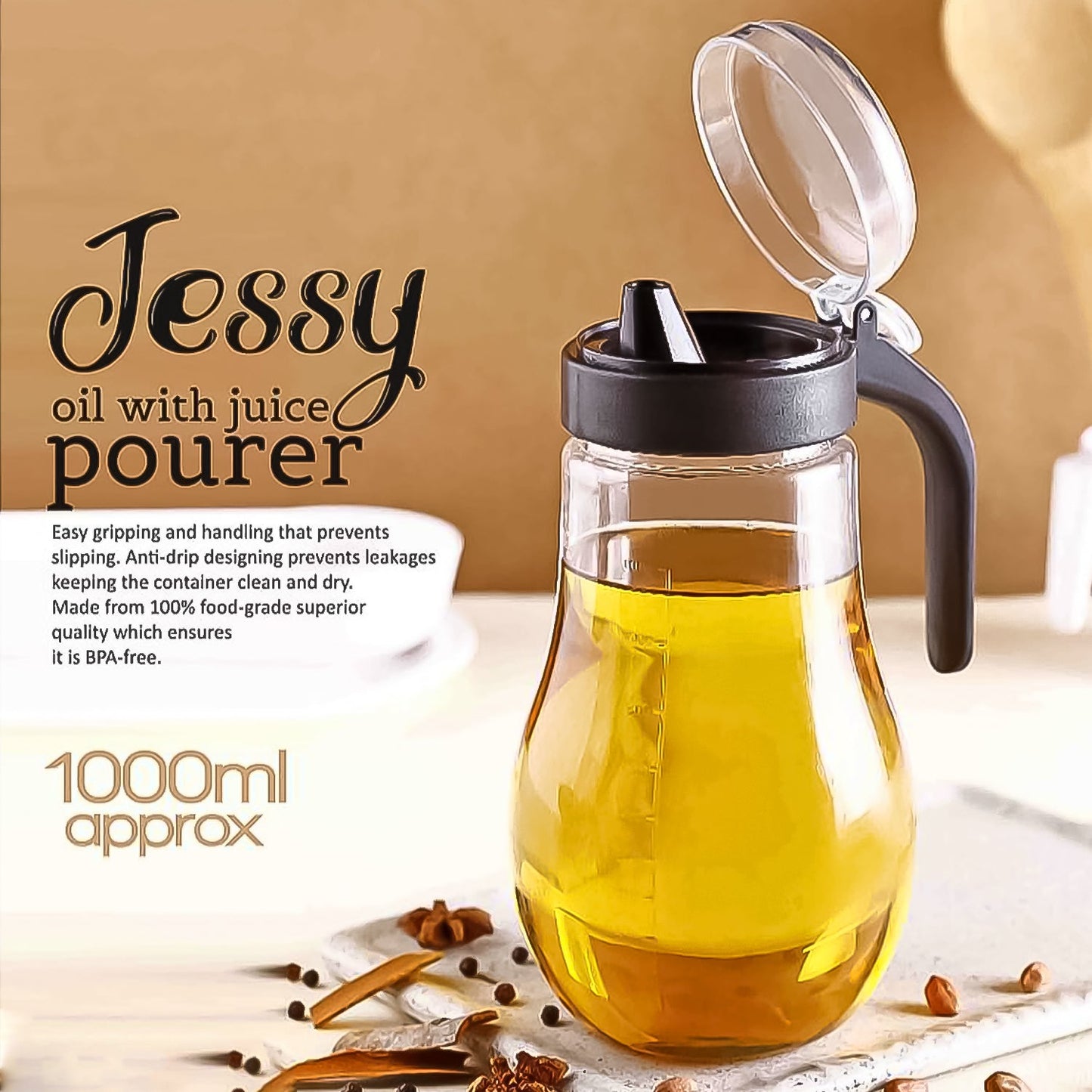 Leak-Proof Kitchen Dispenser Bottle