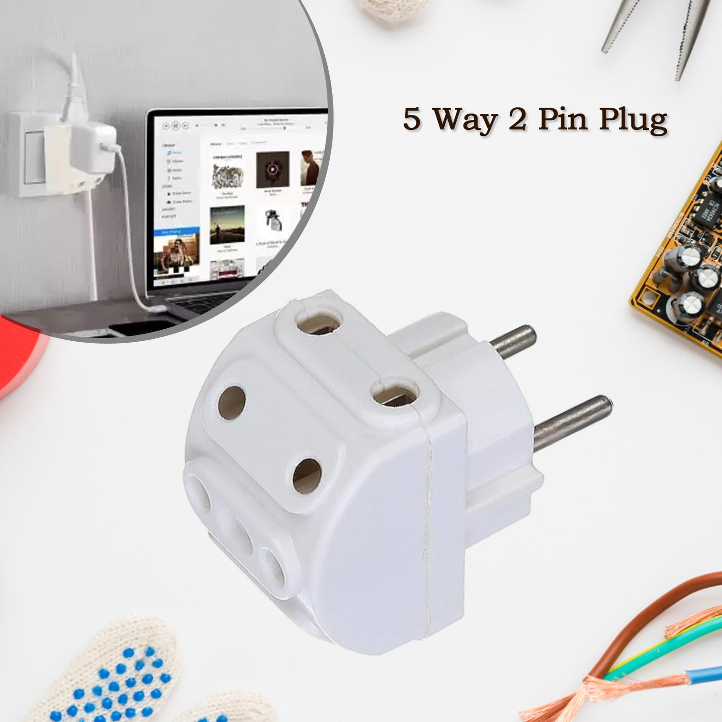 5-Way 2-Pin Multi-Plug