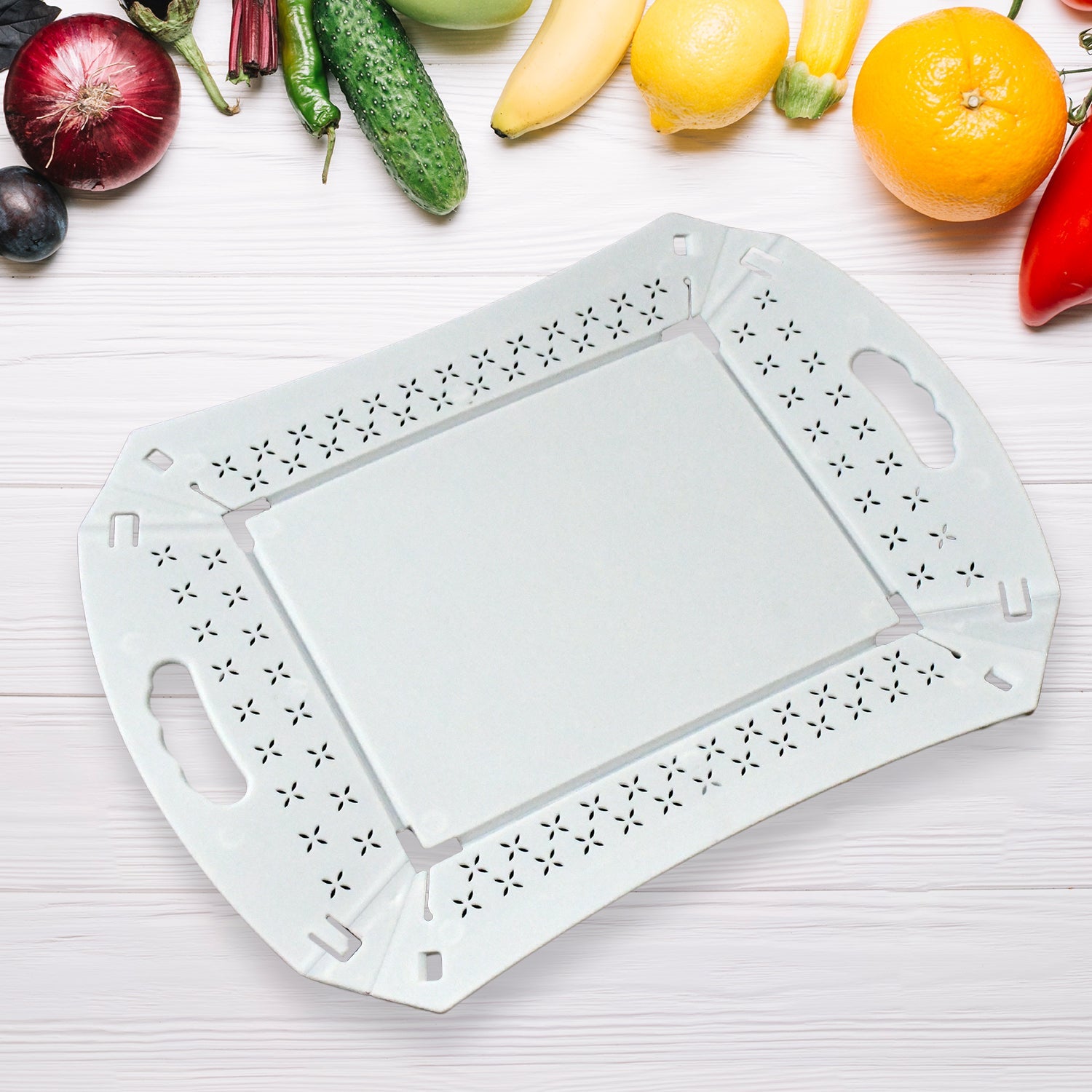 Foldable Food Serving Tray