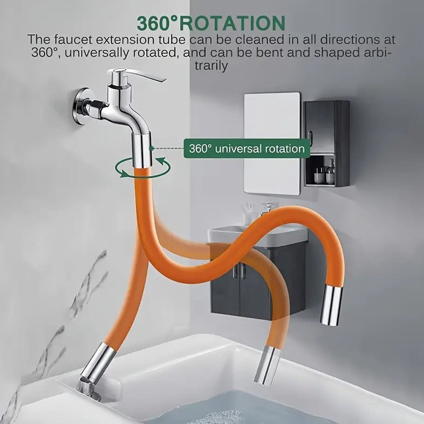 Flexible Faucet Extender