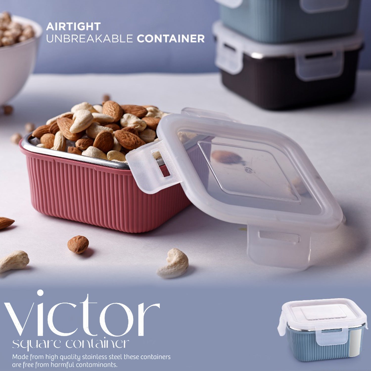 Victor Square Food Box