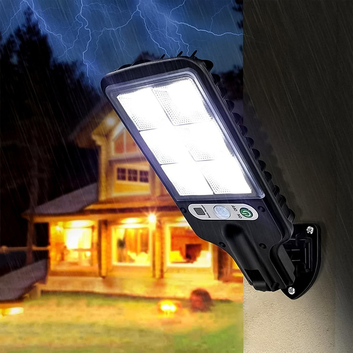 Solar Motion Sensor Street Light