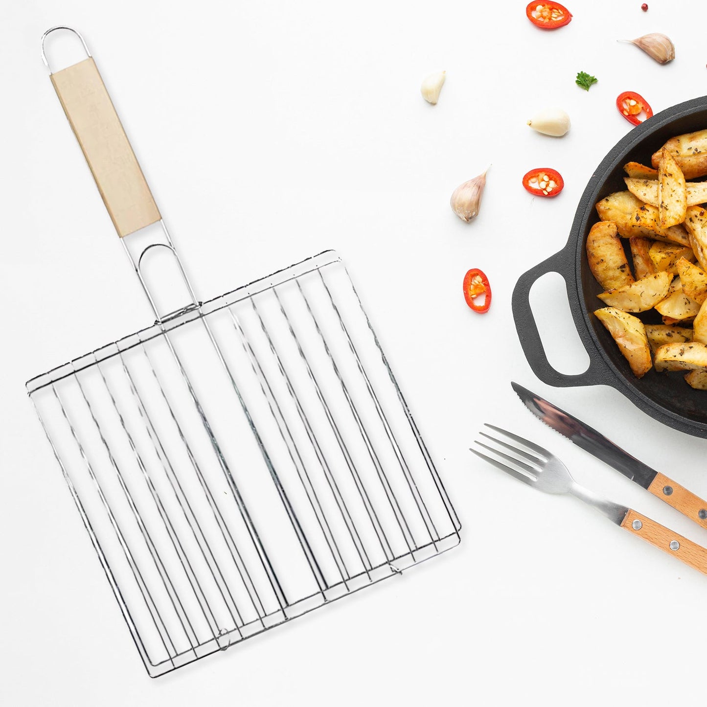 Square Papad Roaster Grill
