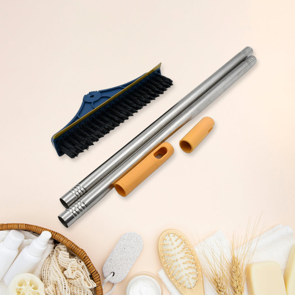 2-in-1 Rotating Floor Brush