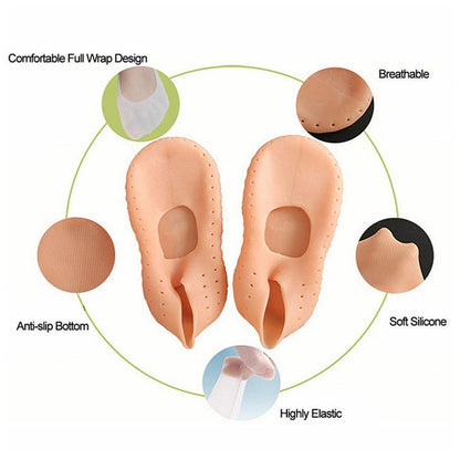 Anti Crack Silicone Gel Moisturising Socks