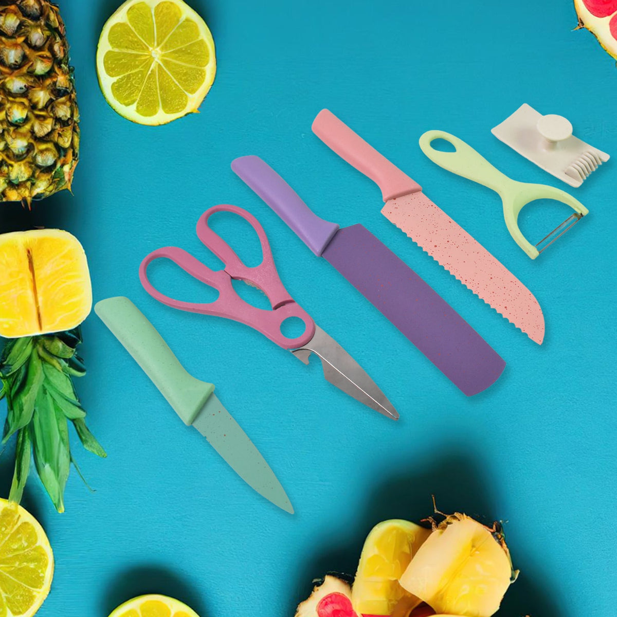 Professional Colorful Kitchen Knives Set