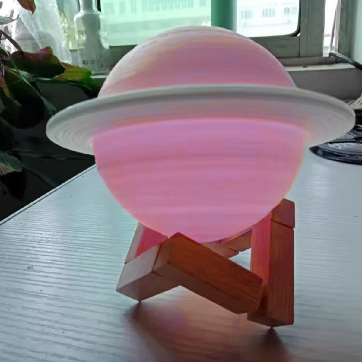 3d Saturn Lamp Home Decoration