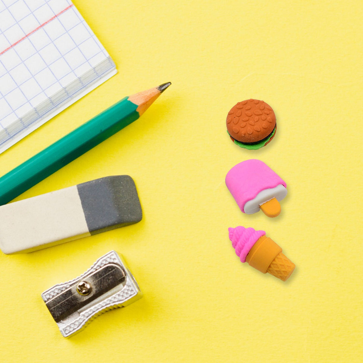 3D Dessert Eraser Set