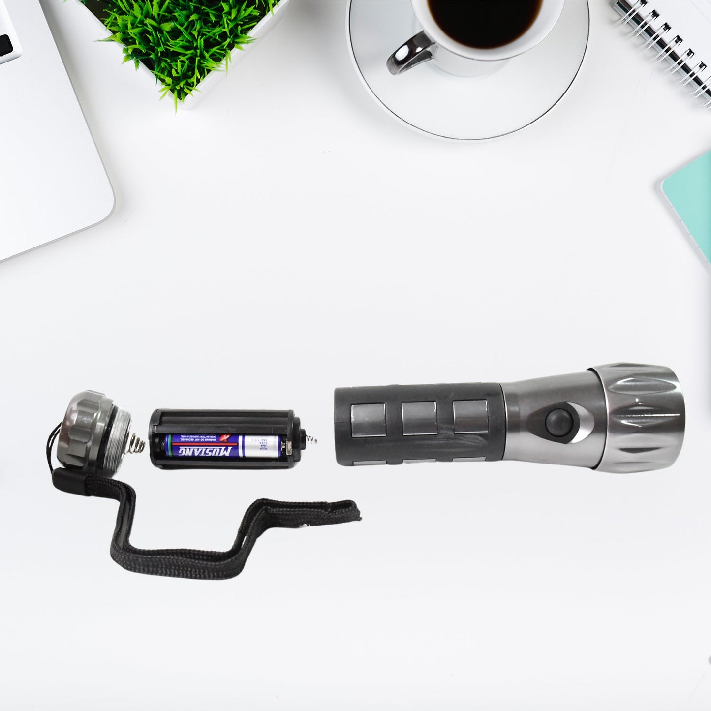 Aluminium Ledxenon Rubber Grip