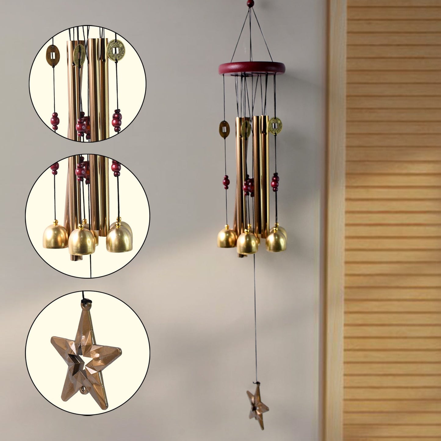 Wind Chimes Outdoor Hanging Dragonfly