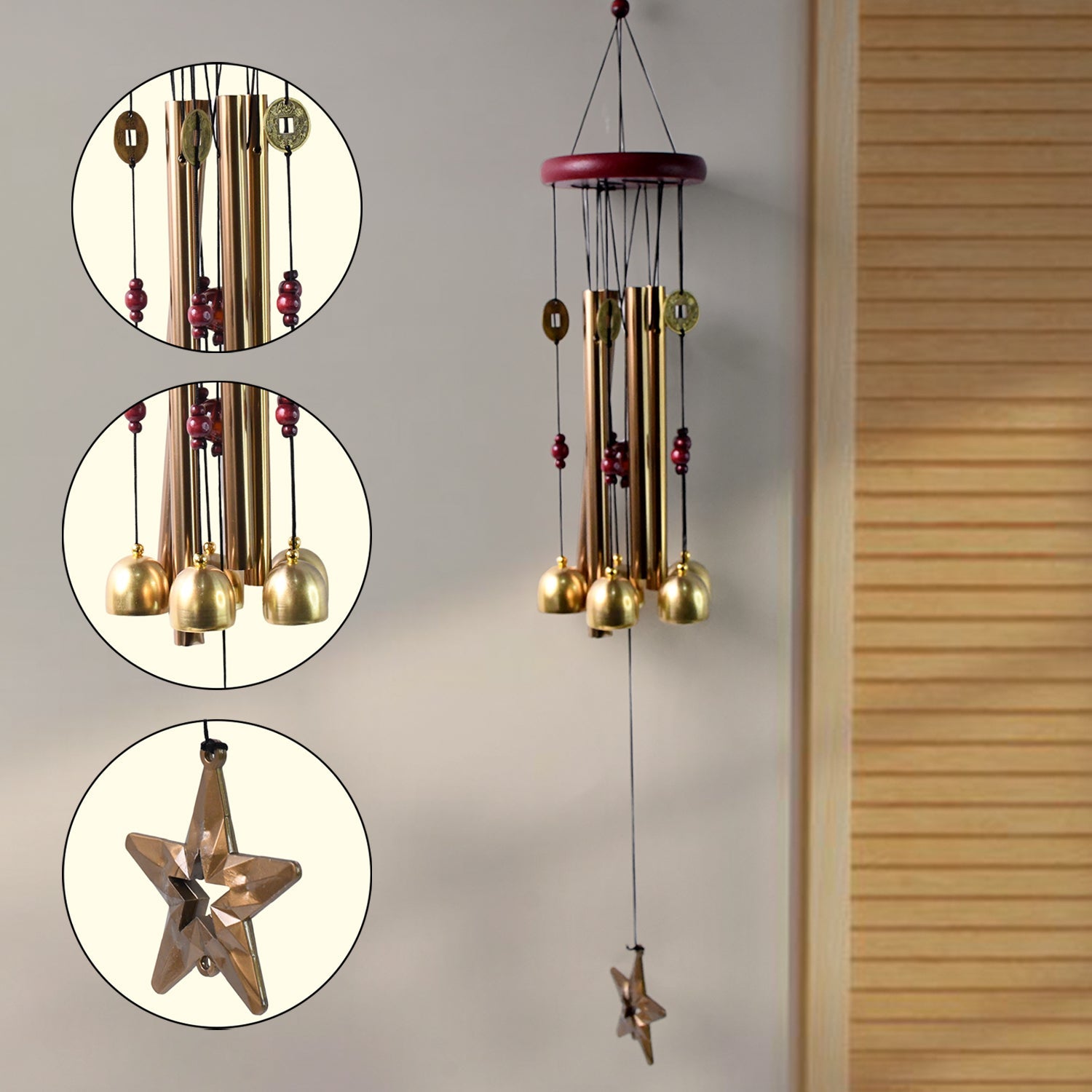 Wind Chimes Outdoor Hanging Dragonfly