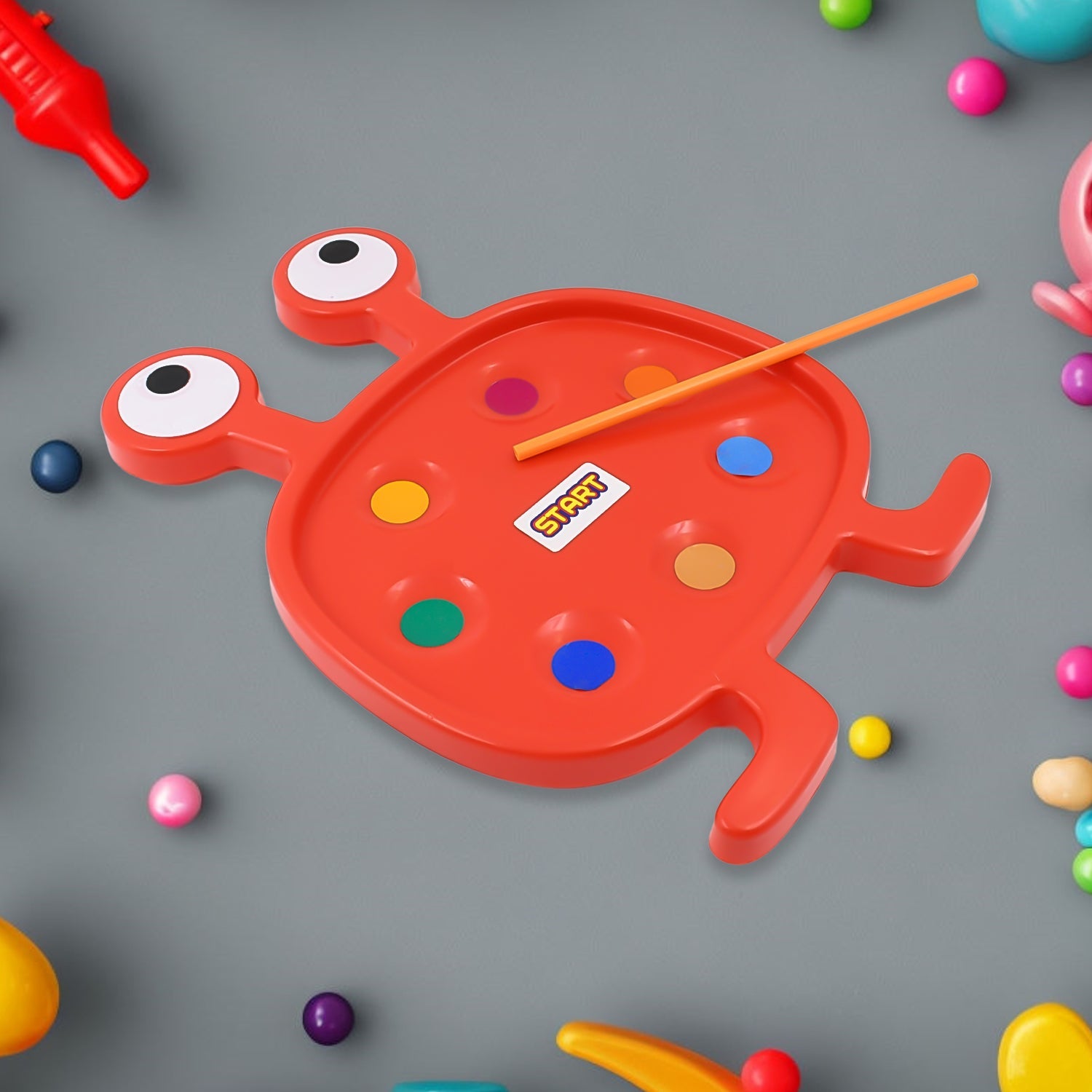 Fu Fu Monster Plastic Toy Set for Kids