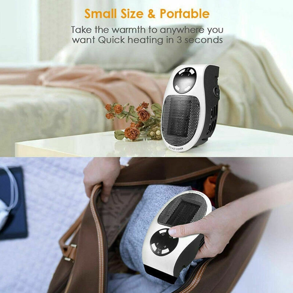 500W Portable Space Heater
