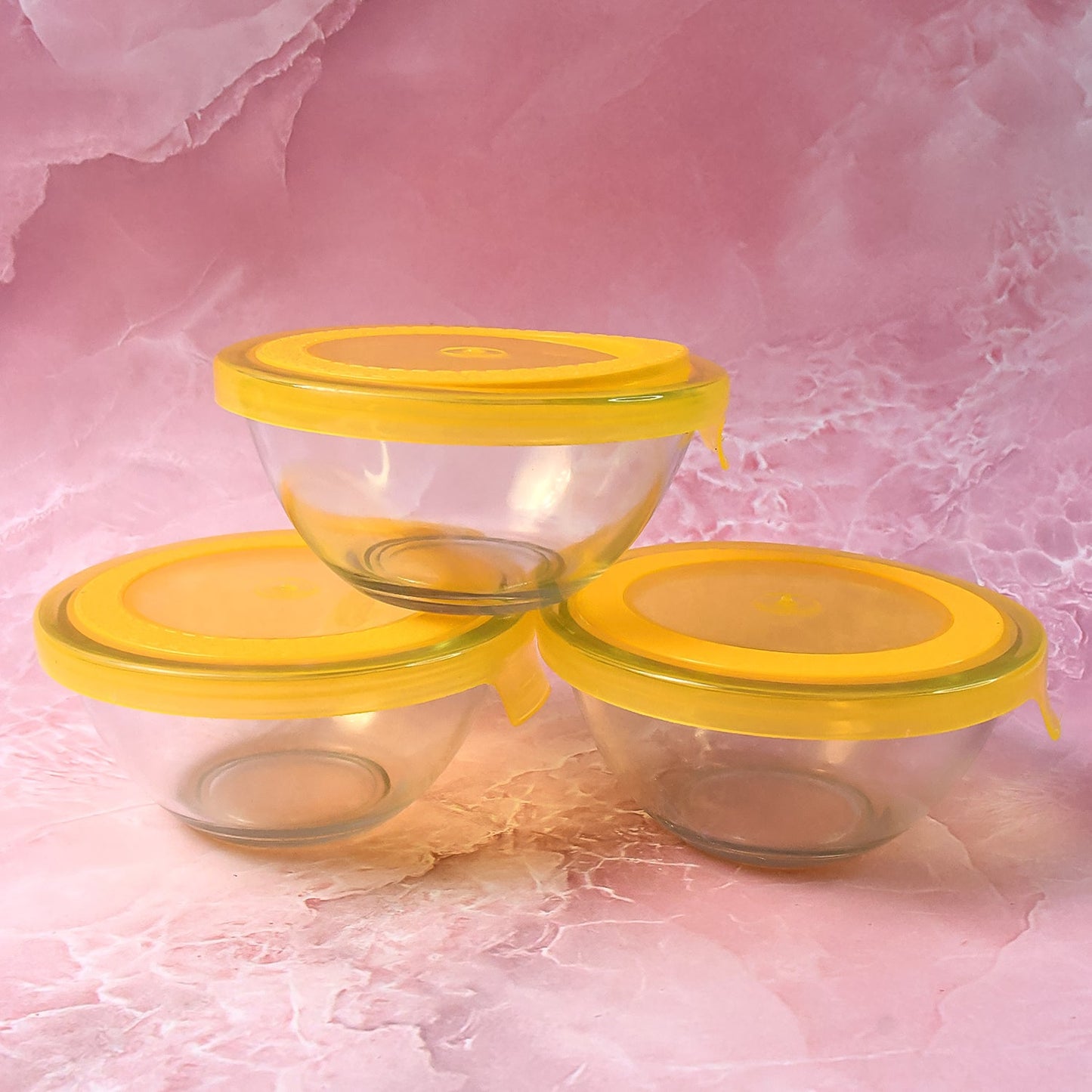 Glass Bowl Set Mixing (3 Pcs)