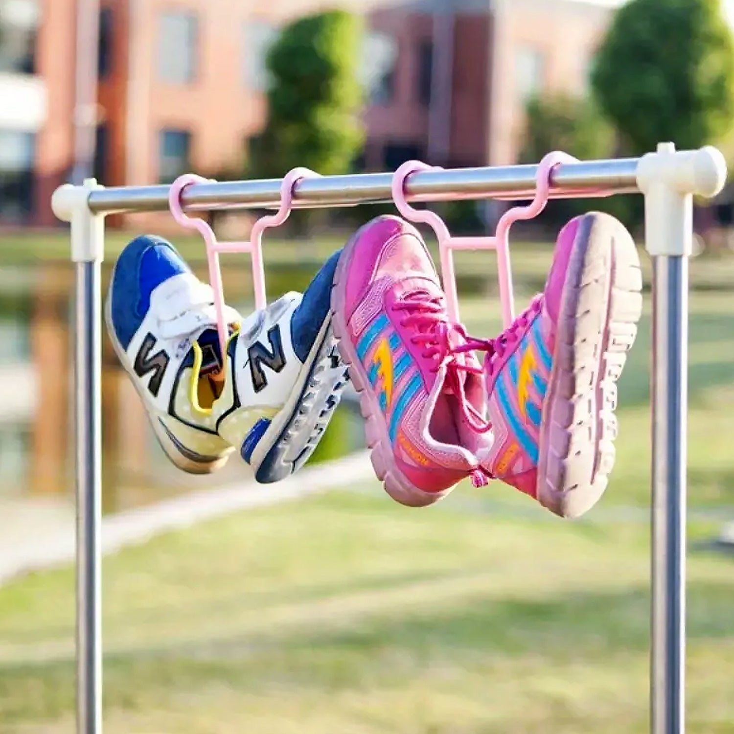 Space-Saving Hanging Shoe Rack