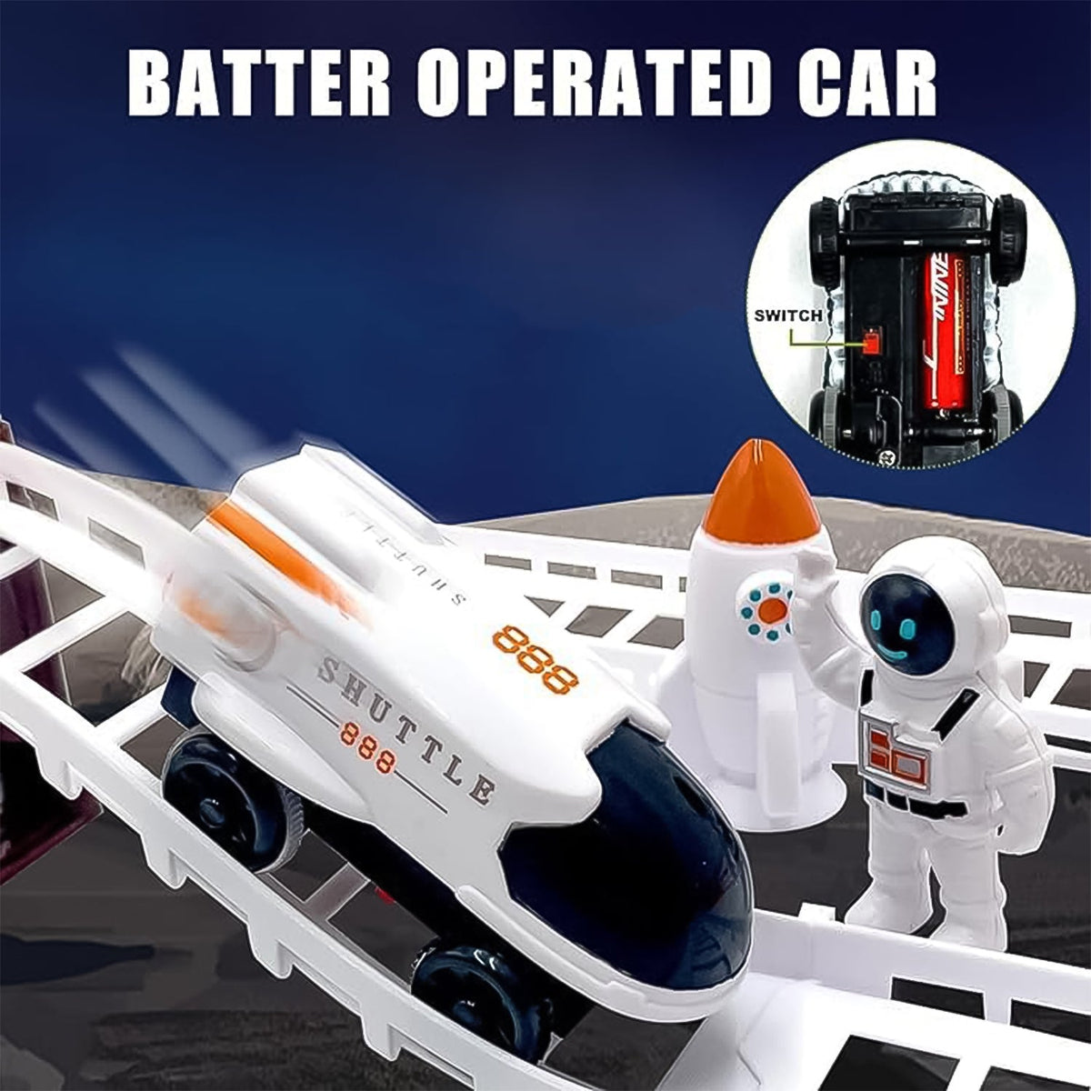 Space Adventure Race Track Set