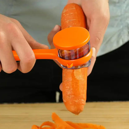 Peeler with Container