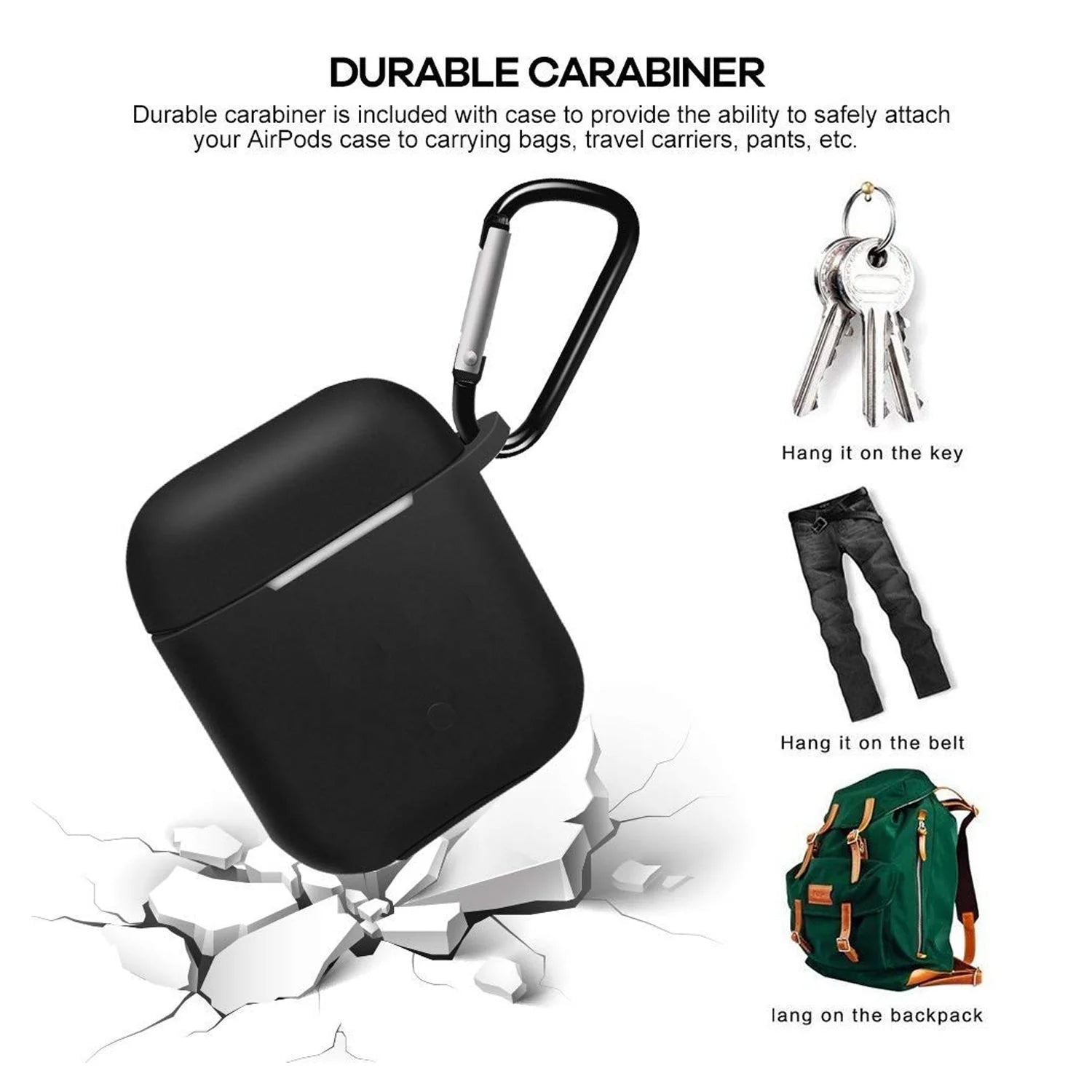 Portable Protective Cover for Wireless Earbuds